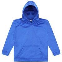 AWDis Just Hoods Sports Polyester Hoodie in Blue | Size: 5-6 Years
