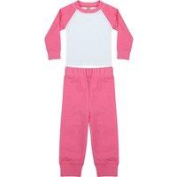 Larkwood Pyjama Top & Bottoms Set in Pale Pink | Size: 0-6 m