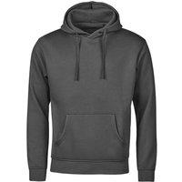 TEE JAYS Men's Urban Hoodie in Dark Grey | Size: 2XL