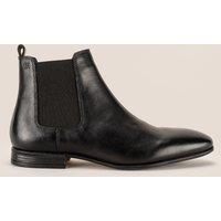 Oswin Hyde Men's Darwin Leather Chelsea Boots in Black | Size: 7
