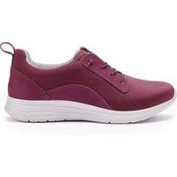 Hotter Women's 'Dash' Trainers in Maroon | Size: 9