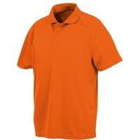 Spiro Men's Impact Performance Aircool Polo Shirt in Orange | Size: XS