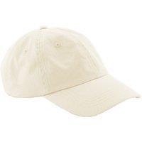 Beechfield Men's Low Profile 6 Panel Dad Cap Pack of 2 in Beige