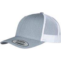 Flexfit Men's Retro Two Tone Trucker Cap in Pale Grey