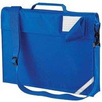 Quadra Men's Reflective Adjustable Strap Book Bag in Pale Blue