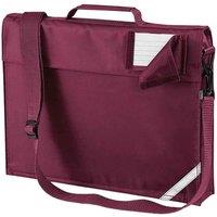 Quadra Men's Reflective Adjustable Strap Book Bag in Burgundy