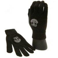 Everton FC Men's Knitted Gloves in Black