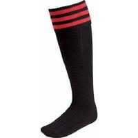 Euro Men's Football Socks in Jet Black | Size: 7-11
