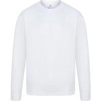 Casual Classics Men's Sweatshirt in White | Size: 5XL