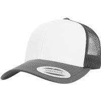 Flexfit by Yupoong Men's Retro Trucker Coloured Front Cap in Dark Grey