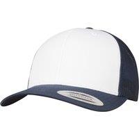 Flexfit by Yupoong Men's Retro Trucker Coloured Front Cap in Navy