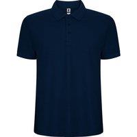 ROLY Men's Pegaso Premium Short-Sleeved Polo Shirt in Navy | Size: Medium