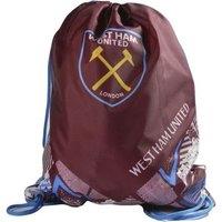 West Ham United FC Men's Vector Gym Drawstring Bag in Maroon