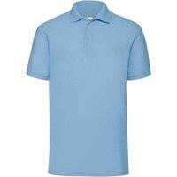 Fruit of the Loom Men's 65 35 Polo Shirt in Light Blue | Size: Small