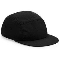 Beechfield Men's 5 Panel Camper Cap in Black