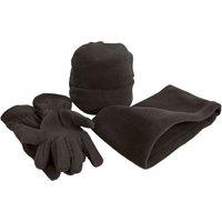 Result Men's Polartherm Accessories Set in Black | Size: Large