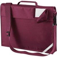 Quadra Men's Adjustable Strap Book Bag in Burgundy