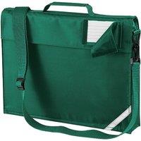 Quadra Men's Adjustable Strap Book Bag in Bottle Green