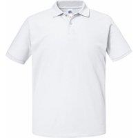 Russell Men's Authentic Piqu Polo Shirt in White | Size: 2XL