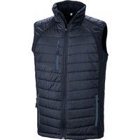 Result Men's Compass Softshell Padded Gilet in Mid Navy | Size: XL