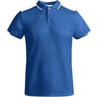 ROLY Men's Tamil Short-Sleeved Polo Shirt in Mid Blue | Size: XL