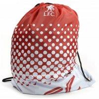Liverpool FC Men's Official Football Fade Design Gym Bag in Red