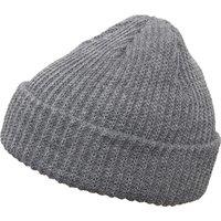Flexfit by Yupoong Men's Rib Beanie in Grey