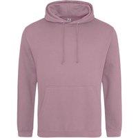 AWDis Men's College Hooded Sweatshirt Hoodie in Purple | Size: XS