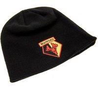 Watford FC Men's Knitted Beanie Hat in Black