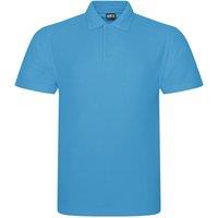 PRO RTX Men's Pro Polo Shirt in Turquoise | Size: 7XL