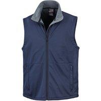 Result Core Men's Softshell Body Warmer in Navy | Size: 3XL