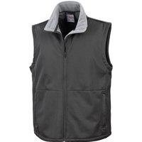 Result Core Men's Softshell Body Warmer in Black | Size: Medium