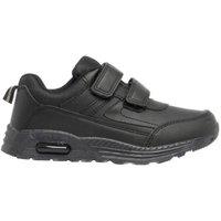 Dek Men's Felix Touch Fastening Trainers in Black | Size: 4