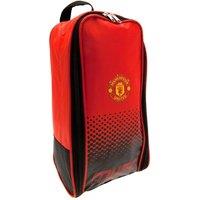 Manchester United FC Men's Official Football Fade Design Bootbag in Red
