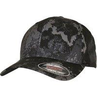 Flexfit Men's Veil Camo Baseball Cap in Jet Black | Size: S/M