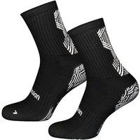 Precision Men's Origin.0 Gripped Anti-Slip Sports Socks in Black | Size: 9-12