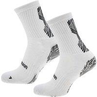 Precision Men's Origin.0 Gripped Anti-Slip Sports Socks in White | Size: 9-12