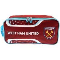 West Ham United FC Men's Crest Boot Bag in Dark Red