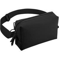 Bagbase Men's Matte PU Coating Crossbody Bag in Black