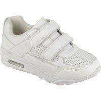Rdek Men's Felix II Plain PU Trainers in White | Size: 2