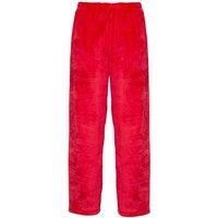 Ribbon Men's Eskimo Style Fleece Lounge Pants in Red | Size: S/M