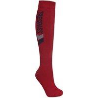 Trespass Men's Tech Luxury Merino Wool Blend Ski Tube Socks in Red | Size: 6-9