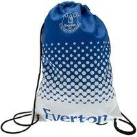 Everton FC Men's Fade Design Drawstring Gym Bag in Blue
