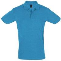 SOL'S Men's Perfect Pique Short Sleeve Polo Shirt in Aqua | Size: Large