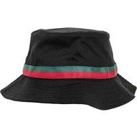 Flexfit by Yupoong Men's Stripe Bucket Hat in Black