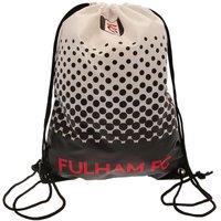 Fulham FC Men's Fade Drawstring Bag in Black