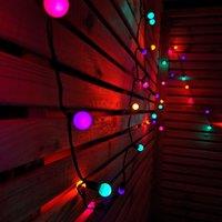 Samuel Alexander 10m 100 LED Pearl Berry Rainbow String Lights Garden Christmas Lights with Timer