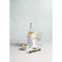 Artesa Wine Bottle Cooler, Vintage Design in White