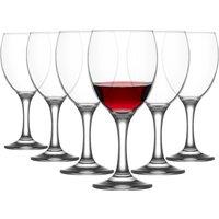 LAV Empire Wine Glasses - 340ml - Pack of 6 in Clear