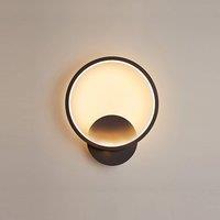 COMELY Indoor Wall Lights, 12W Acrylic Modern LED Wall Light, 3000K, Black